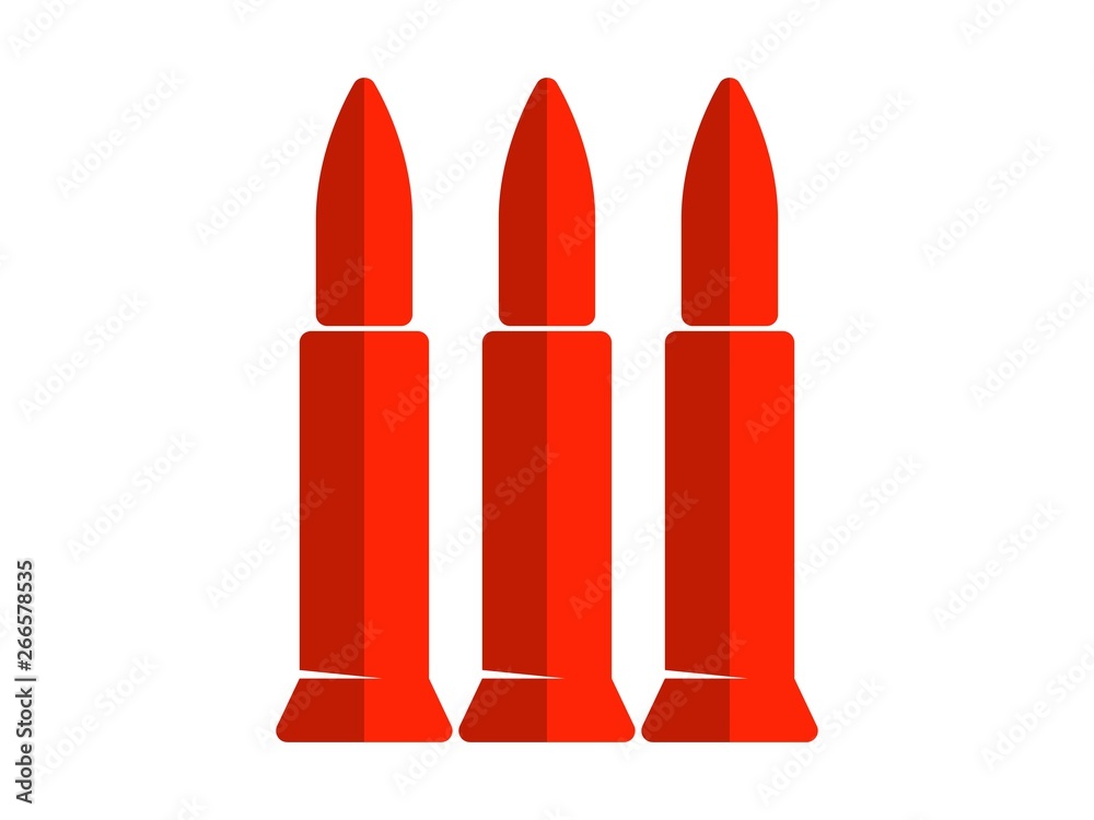 bullet flat vector icon