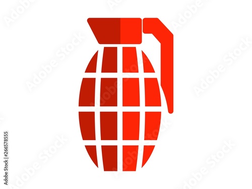 grenade flat vector icon