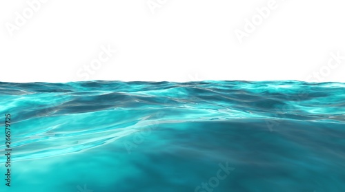 Wallpaper Mural Ocean, Sea Background 3D Rendering Torontodigital.ca