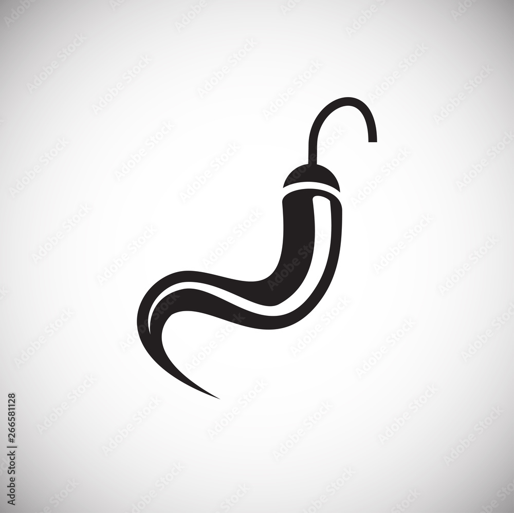 Red Hot pepper icon on background for graphic and web design. Simple vector sign. Internet concept symbol for website button or mobile app. Red Hot pepper icon on background for graphic and web design. Simple vector sign. Internet concept symbol for website button or mobile app.