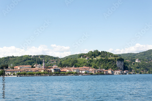 Sunny day on the Lake Maggiore, northern Italy