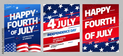 Happy independence day 4 th july, United states of america day. Layout design template for independence day.