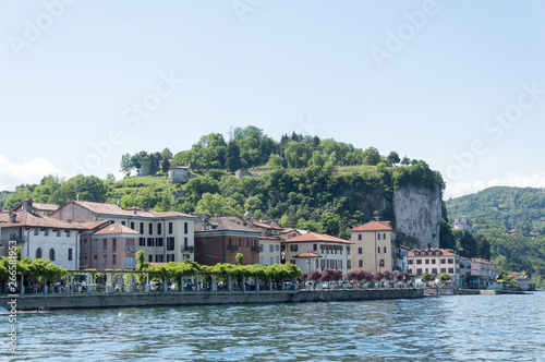 Sunny day on the Lake Maggiore, northern Italy