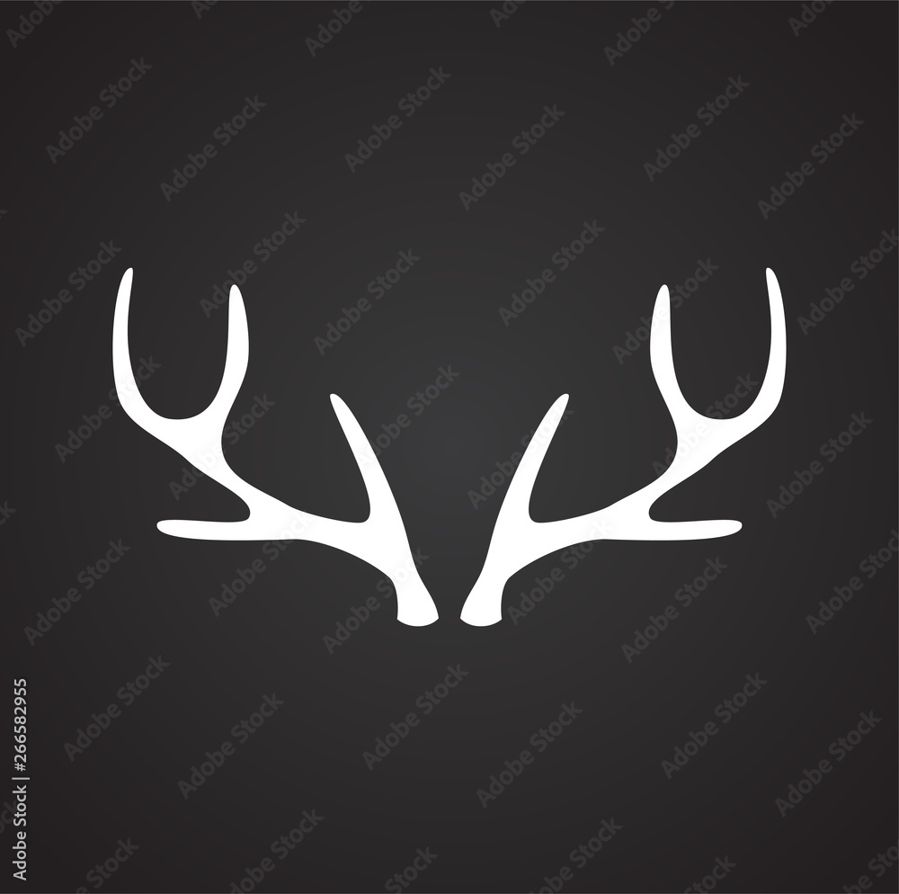 Animal Horn icon on background for graphic and web design. Simple vector sign. Internet concept symbol for website button or mobile app. Animal Horn icon on background for graphic and web design. Simple vector sign. Internet concept symbol for website button or mobile app.