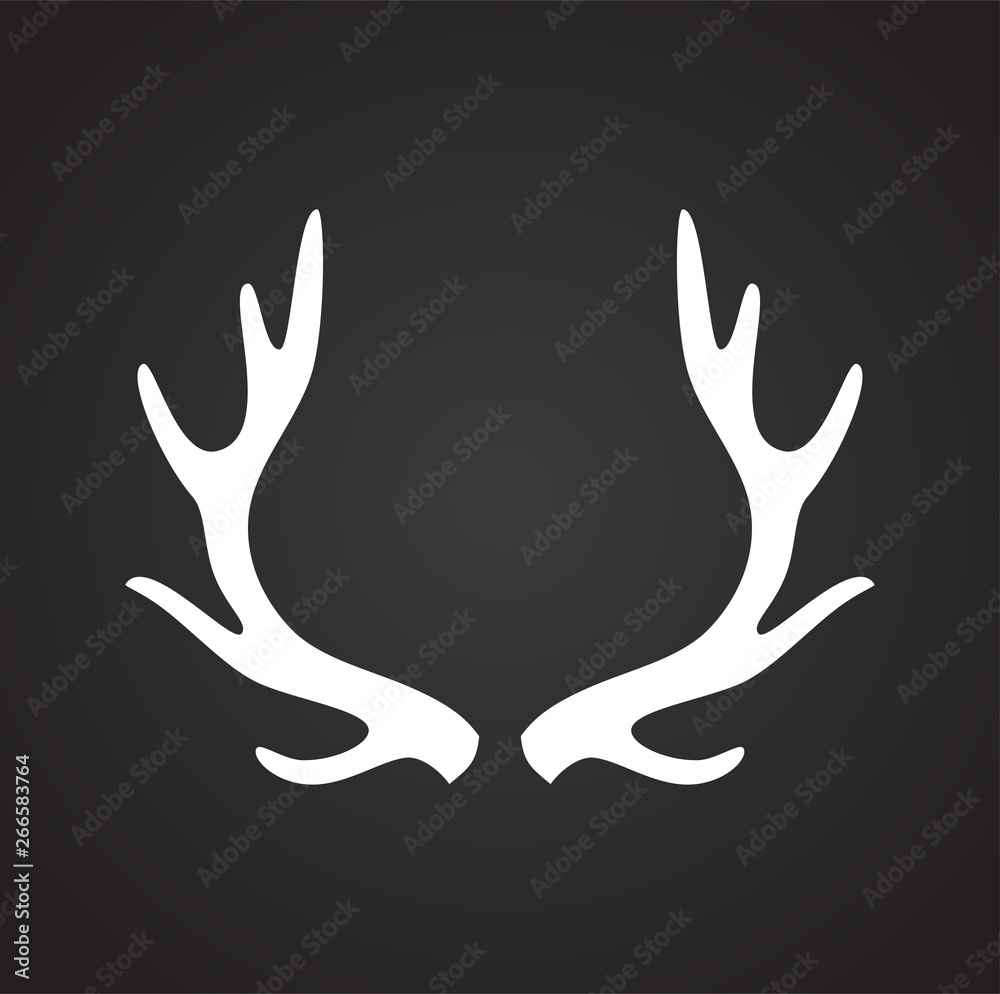 Animal Horn icon on background for graphic and web design. Simple vector sign. Internet concept symbol for website button or mobile app. Animal Horn icon on background for graphic and web design. Simple vector sign. Internet concept symbol for website button or mobile app.