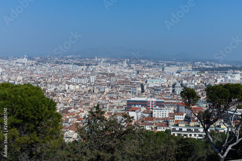 aerial view of Marseille