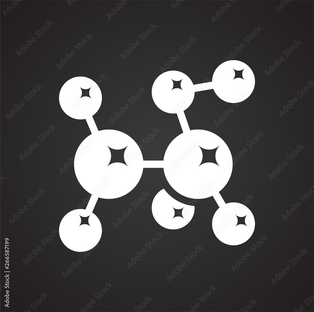 Molecula icon on background for graphic and web design. Simple vector sign. Internet concept symbol for website button or mobile app. Molecula icon on background for graphic and web design. Simple vector sign. Internet concept symbol for website button or mobile app.