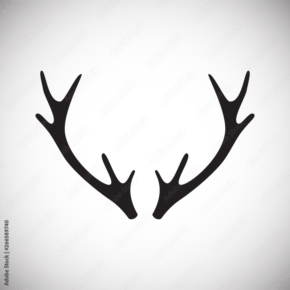 Animal Horn icon on background for graphic and web design. Simple vector sign. Internet concept symbol for website button or mobile app. Animal Horn icon on background for graphic and web design. Simple vector sign. Internet concept symbol for website button or mobile app.