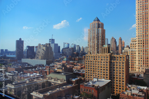 overview of Hells Kitchen in New York City