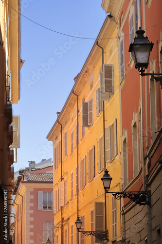 palazzi storici a parma in italia, historic buildings in parma city in italy