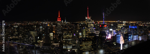 The New York City in the night taken from Rockefeller Center © Kevin Meyer