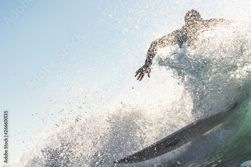 Fototapeta Naklejka Na Ścianę i Meble -  surfer waves surf soul