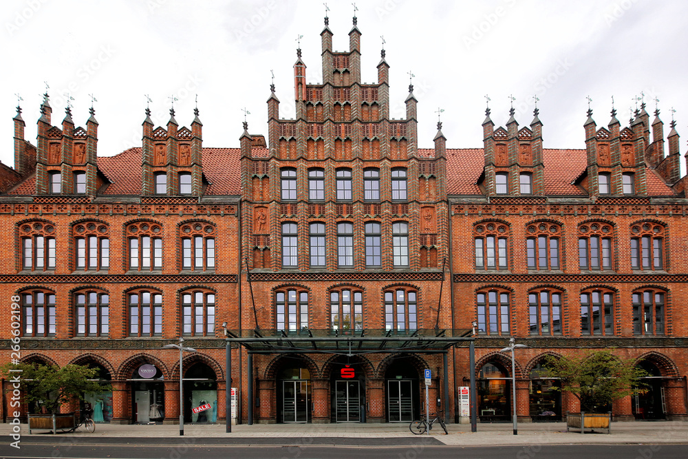 Hannover, Germany - 08.25.2018: view of the Old Town Hall.