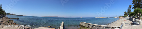 Panorama of Kos coast at Kos Island