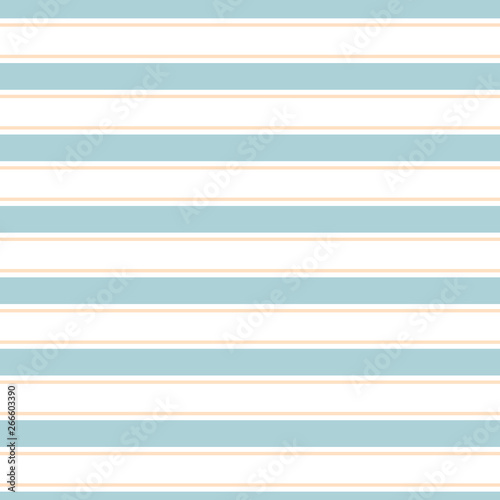 Seamless pattern with light blue strokes Pastel blue lines baby boy geometric horizontal pattern Vector