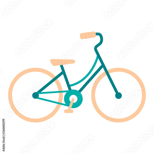 Bicycle Day - cute bike in flat style