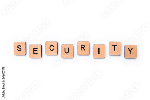 The word SECURITY