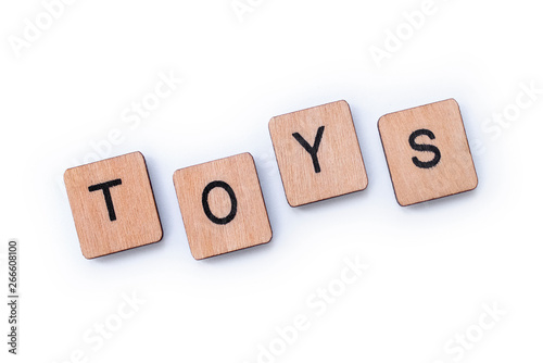 The word TOYS