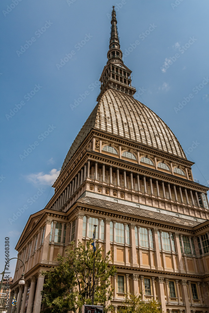 The Mole Antonelliana is a major landmark building in Turin, Italy, named after its architect, Alessandro Antonelli.