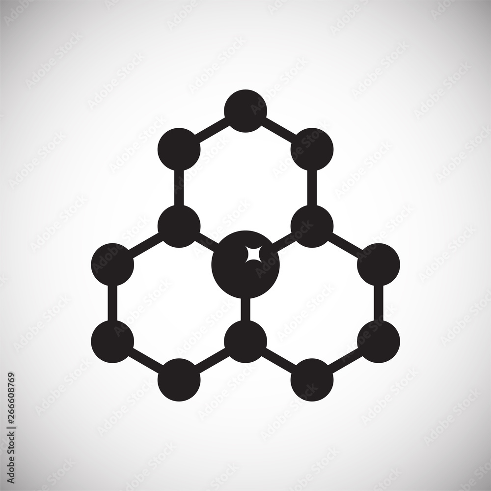 Molecula icon on background for graphic and web design. Simple vector sign. Internet concept symbol for website button or mobile app. Molecula icon on background for graphic and web design. Simple vector sign. Internet concept symbol for website button or mobile app.