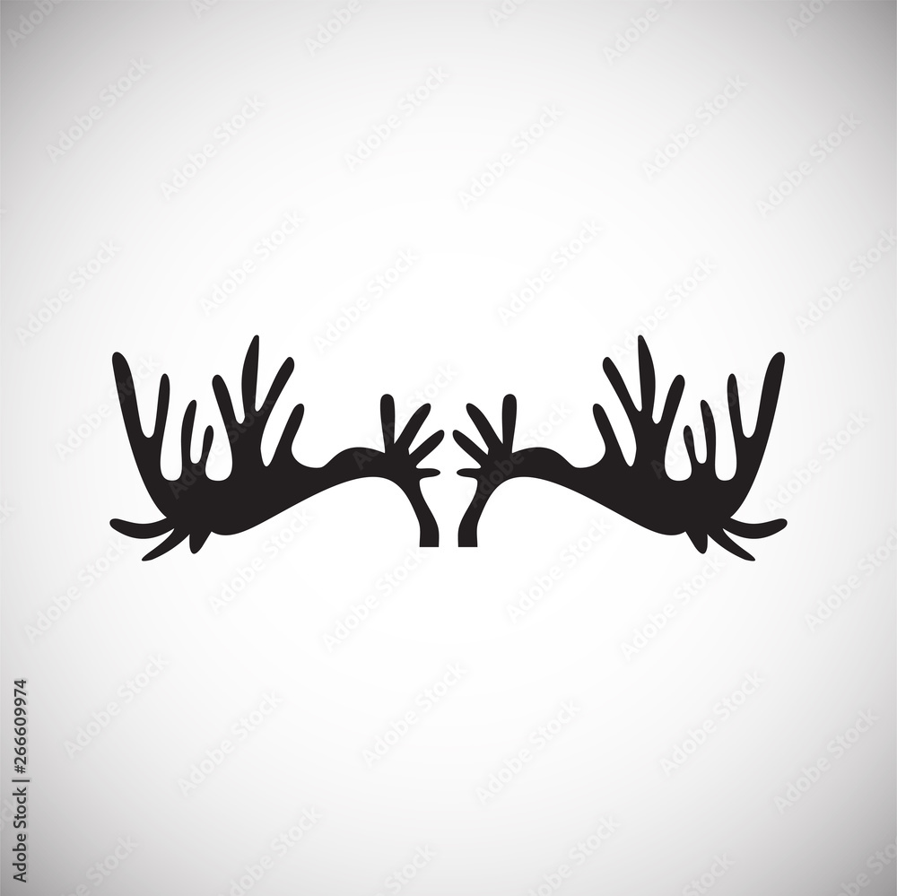 Animal Horn icon on background for graphic and web design. Simple vector sign. Internet concept symbol for website button or mobile app. Animal Horn icon on background for graphic and web design. Simple vector sign. Internet concept symbol for website button or mobile app.