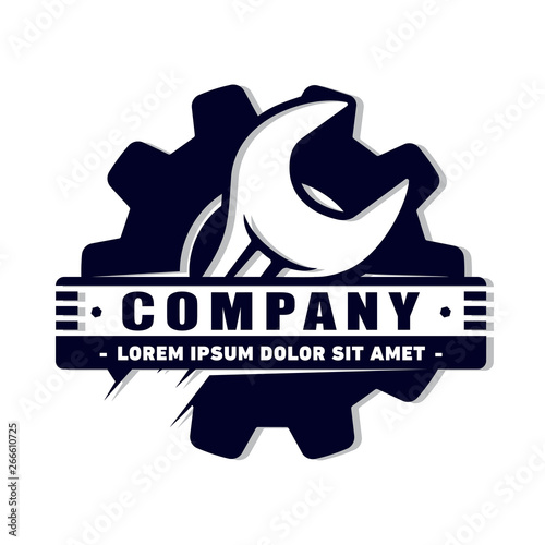 Repair logo. Vector and illustration.