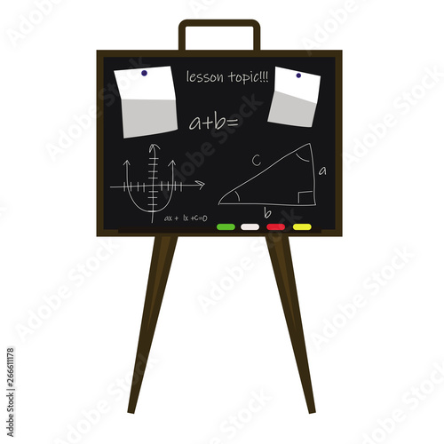  Blackboard with a task