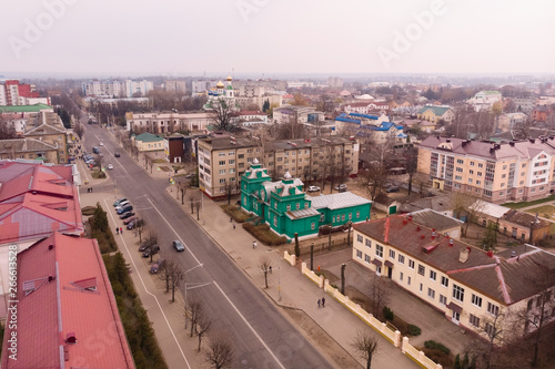 the house of merchant Katznelson and the street Internatsionalnaya. Bobruisk city