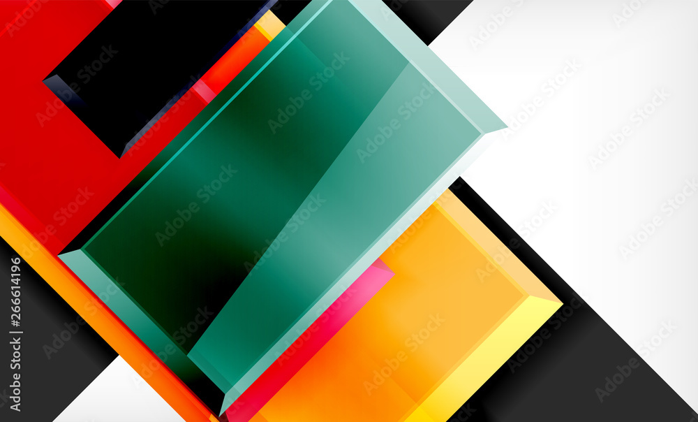 Colorful square and rectangle blocks background Colorful square and rectangle blocks background