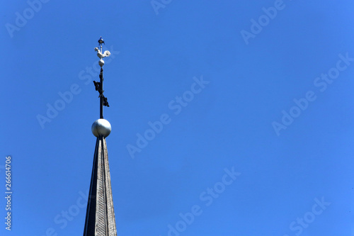 Girouette. Eglise Saint-Nicolas de Véroce. Saint-Nicolas de Véroce. / Weathercock. Church of St. Nicholas of Veroce. Saint Nicholas of Veroce. photo