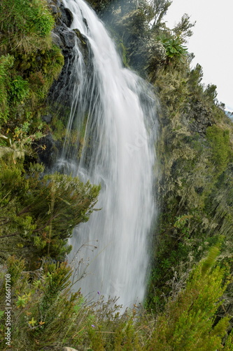 Fototapeta Naklejka Na Ścianę i Meble -  Waterfall in Mount Kenya, Chogoria Route