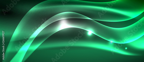 Neon light waves
