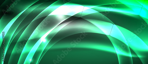 Neon light waves