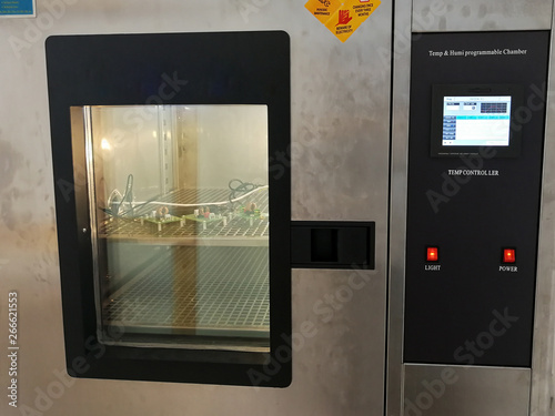 Photography Climatic chamber for environmental tests of electronic products