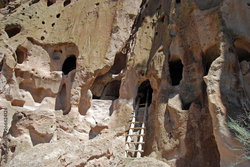 Cave dwellings, New Mexico
