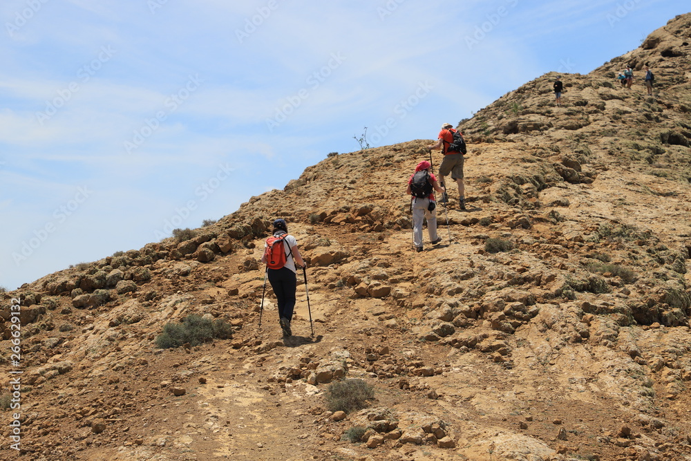 randonnée dans les volcans de Lanzarote