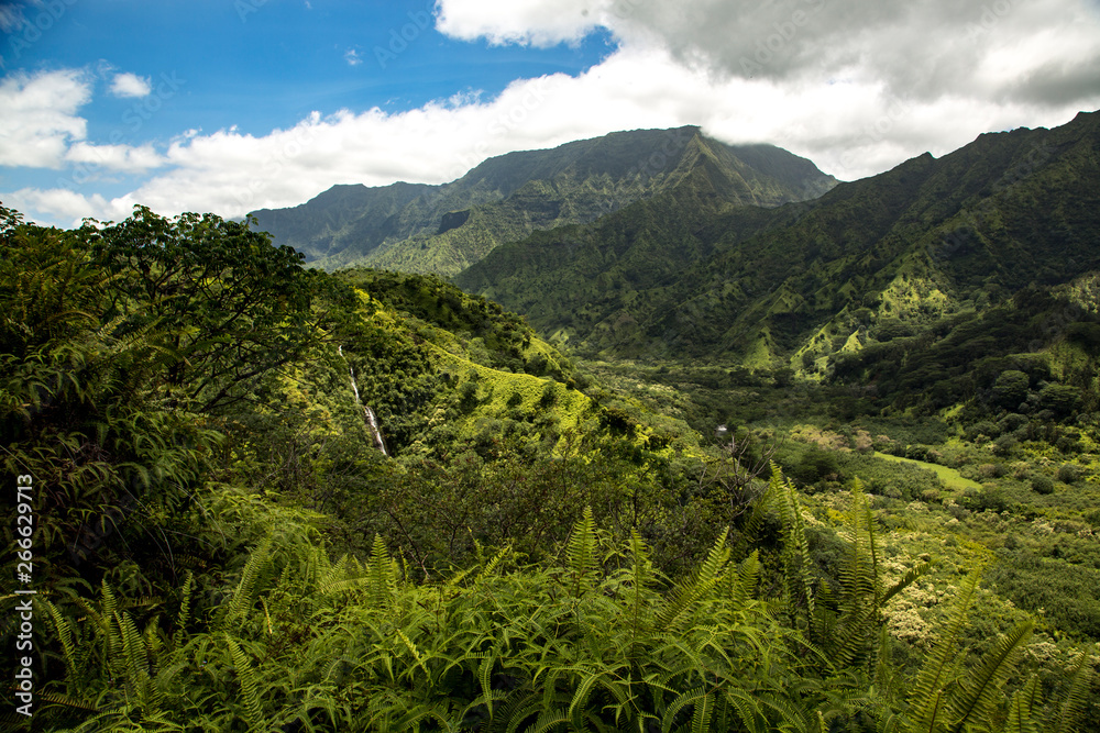 Fototapeta premium Kauai Mountain pass