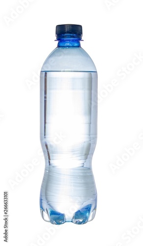 Water PET Bottle Isolated On White Background