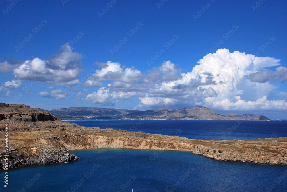 Obraz premium Landscape in Lindos