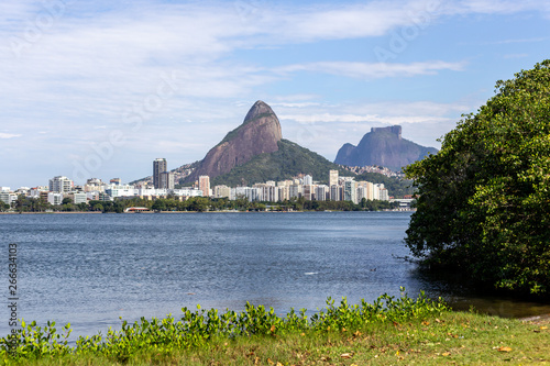 Rodrigo de Freitas Lagoon at Rio de Janeiro