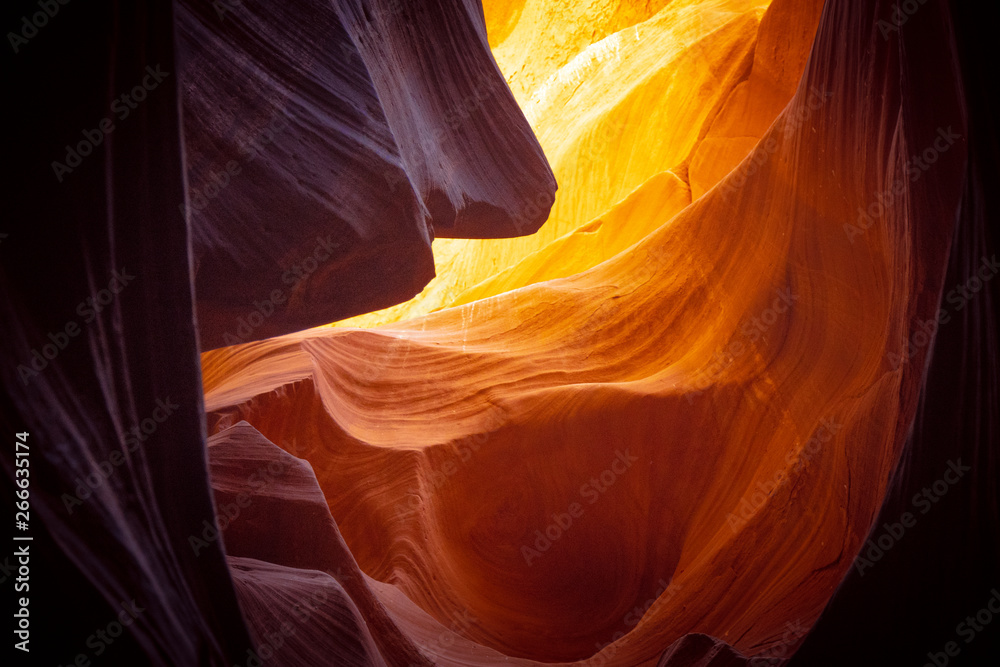Obraz premium Wonderful colors of the Upper Antelope Canyon - travel photography