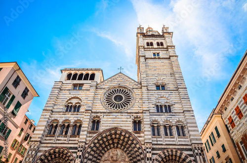 Roman Catholic cathedral di San Lorenzo in Genoa, Liguria, Italy