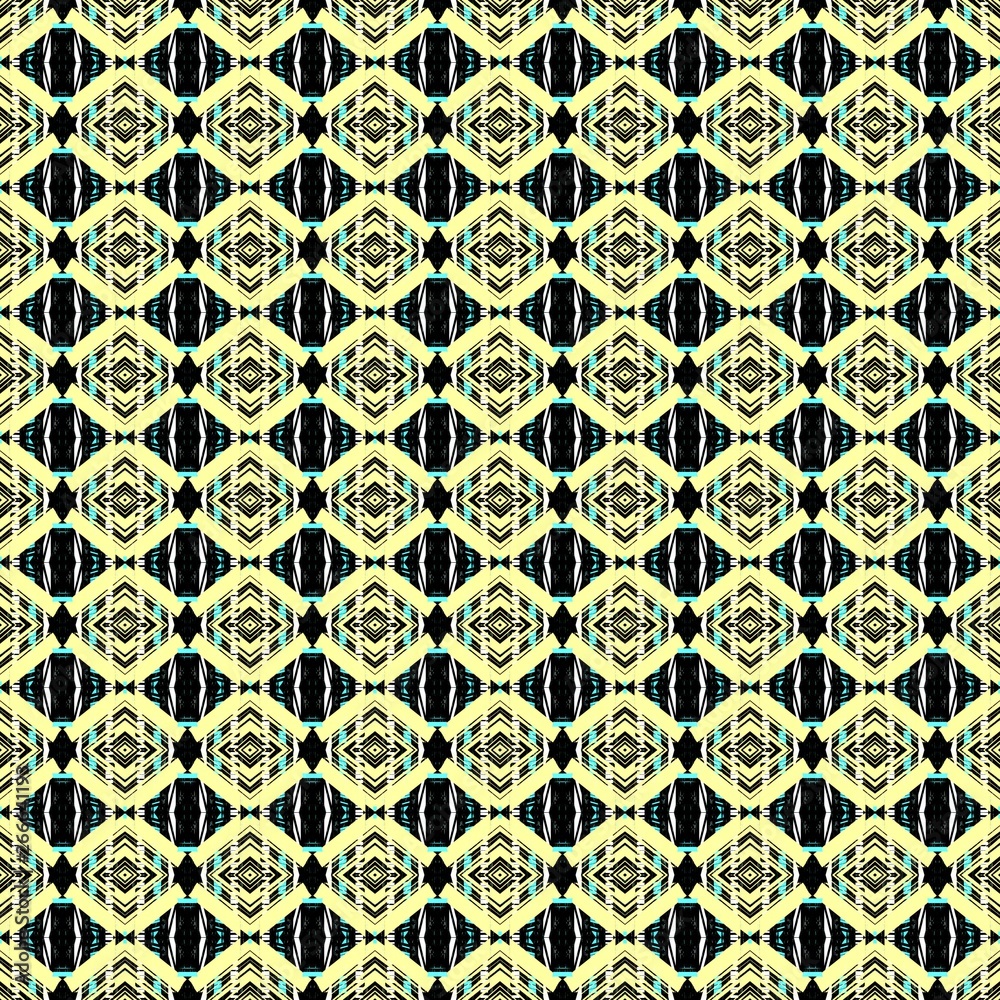 dark seamless and tileable pattern with black, pastel yellow and sky blue colors. vintage graphic for wallpaper, prints, fabric tiles or wrapping paper dark seamless and tileable pattern with black, pastel yellow and sky blue colors. vintage graphic for wallpaper, prints, fabric tiles or wrapping paper