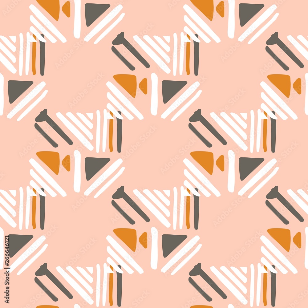 Seamless hand draw Folk pattern. weave lines ornament. Seamless hand draw Folk pattern. weave lines ornament.
