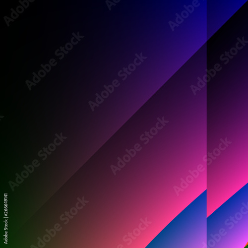 Abstract blue-pink illustration, colors and shades