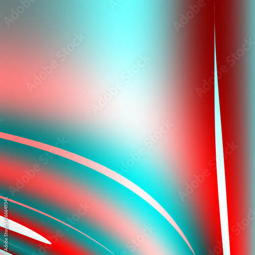 Abstract white-blue-red illustration  colors and shades