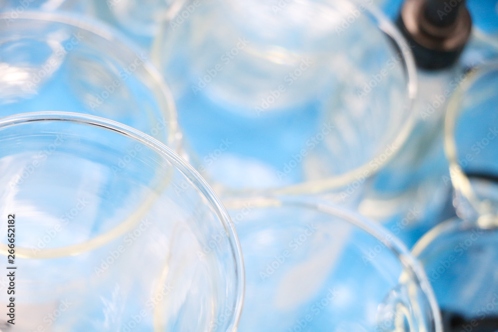 laboratory glassware background in LAB. laboratory glassware background in LAB.