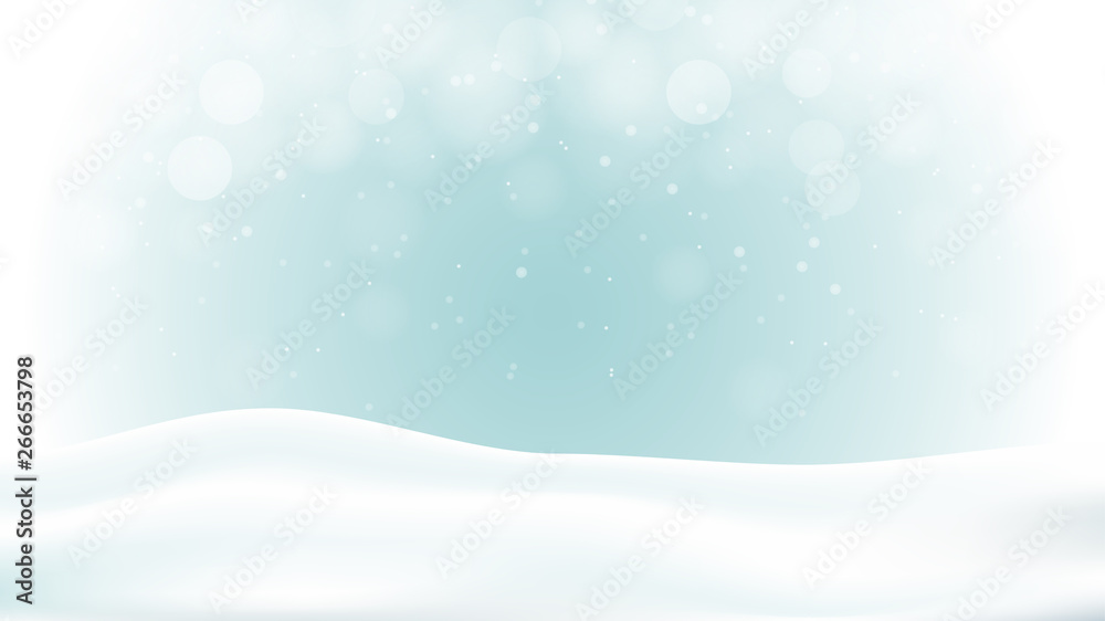 Abstract snowing winter vector background, eps10 illustration.