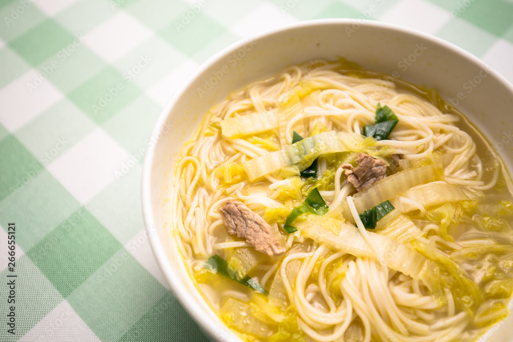Snack thin noodles with pork Snack thin noodles with pork