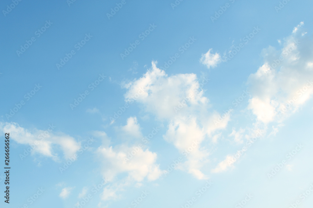 Air clouds in the blue sky, background Air clouds in the blue sky, background